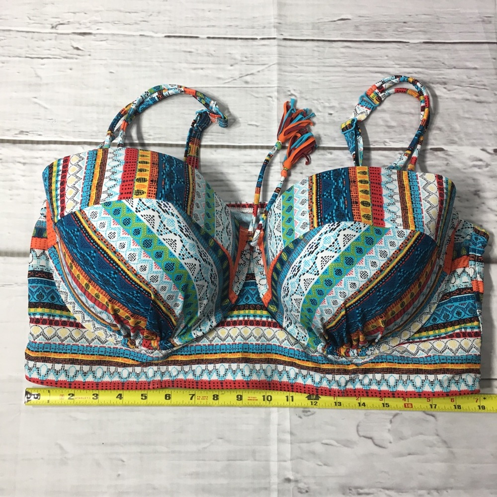 Tribal print Swim Top